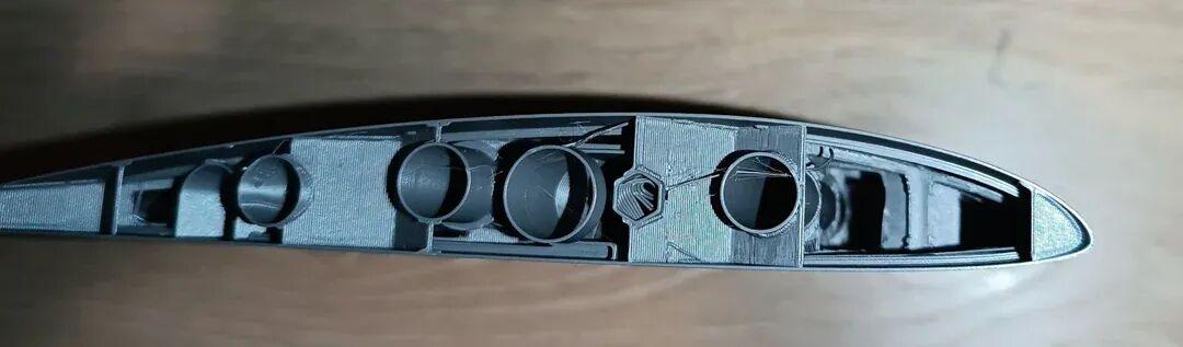 WingTruss infill automatically avoiding existing carbon tube holes and spar slots in the model
